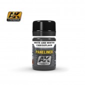 AK Interactive AK2074 PANELINER FOR WHITE AND WINTER CAMOUFLAGE (35 ml)  - Air Weathering Product