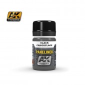 AK Interactive AK2075 PANELINER FOR BLACK CAMOUFLAGE (35 ml)  - Air Weathering Product