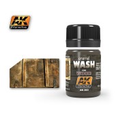 AK Interactive AK263 WASH FOR WOOD  - Weathering Products (35 ml)