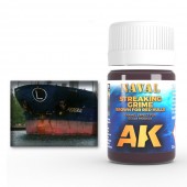 AK Interactive AK304 BROWN STREAKING GRIME FOR RED HULLS