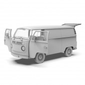 AK Interactive AK35025 T2 MODEL 1972 Commercial Van 1:35