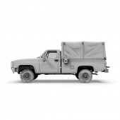 AK Interactive AK35031 M1008 TROOP CARRIER WITH TARP 1:35