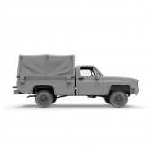 AK Interactive AK35031 M1008 TROOP CARRIER WITH TARP 1:35