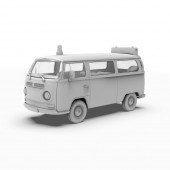 AK Interactive AK35033 VOLKSWAGEN T2 Model 1967 Airport Bus 1:35