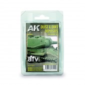 AK Interactive AK4060 DUST AND DIRT DEPOSITS WEATHERING SET
