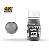 AK Interactive AK480 XTREME METAL DARK ALUMINIUM  (30 ml) - Xtreme Metal Color