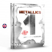 AK Interactive AK507 METALLICS VOL 1 (AK LEARNING SERIES No 4) English
