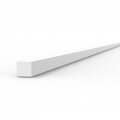 AK Interactive AK6519 Strips 1.00 x 1.00 x 350mm - STYRENE STRIP