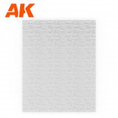 AK Interactive AK6584 Water Sheet Transparent Running Water 245 x 195mm