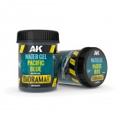 AK Interactive AK8004 WATER GEL PACIFIC BLUE - 250ml (Acrylic)