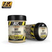 AK Interactive AK8015 TERRAINS DRY GROUND - 250 ml Acrylic  - Texture Products