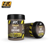 AK Interactive AK8016 TERRAINS WET GROUND - (250 ml, Acrylic)  - Texture Products