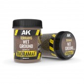 AK Interactive AK8016 TERRAINS WET GROUND - 250ml (Acrylic)