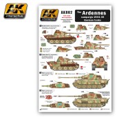 AK Interactive AK802 AK802 The ARDENNES Campaign 1944-45 German Tanks