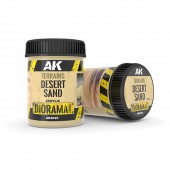 AK Interactive AK8020 TERRAINS DESERT SAND - 250ml (Acrylic)