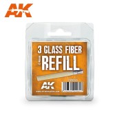 AK Interactive AK8065 Glass Fibre Refills - 3 x 4mm