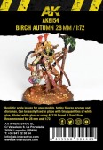 AK Interactive AK8154 BIRCH AUTUMN LEAVES 1/72
