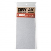 AK Interactive AK9042 Dry Sandpaper 1000 Grit. 3 units
