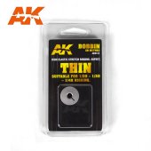 AK Interactive AK9137 Elastic Rigging Bobbin Thin (suitable for 1:35 / 1:32 / 1:48 )