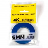 AK Interactive AK9184 Blue masking Tape for curves 6mm