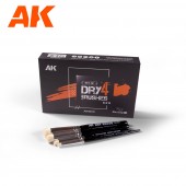 AK Interactive AK9300 DRY 4 BRUSHES SET (4 pcs)