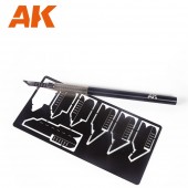 AK Interactive AK9311 PHOTO ETCHED SAW SET