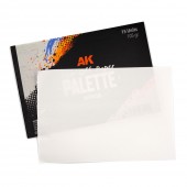 AK Interactive AK9558 TEAR-OFF PAPER PALETTE 15 SHEETS