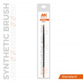 AK Interactive AKB001 AK SYNTHETIC BRUSH - FLAT 1