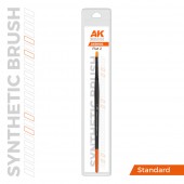 AK Interactive AKB002 AK SYNTHETIC BRUSH - FLAT 2
