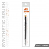 AK Interactive AKB012 AK SYNTHETIC BRUSH - DAGGER L