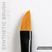 AK Interactive AKB012 AK SYNTHETIC BRUSH - DAGGER L