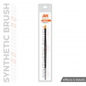 AK Interactive AKB014 AK SYNTHETIC BRUSH - FILBERT 2
