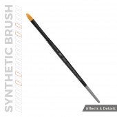AK Interactive AKB014 AK SYNTHETIC BRUSH - FILBERT 2