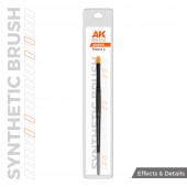 AK Interactive AKB015 AK SYNTHETIC BRUSH - FILBERT 4