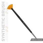 AK Interactive AKB017 AK SYNTHETIC BRUSH - FAN SHAPE