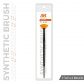 AK Interactive AKB017 AK SYNTHETIC BRUSH - FAN SHAPE