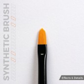 AK Interactive AKB018 AK SYNTHETIC BRUSH - LINER 17mm