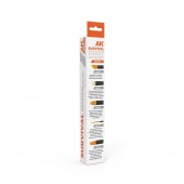 AK Interactive AKB101 SURVIVAL WEATHERING BRUSHES SET (5 brushes)
