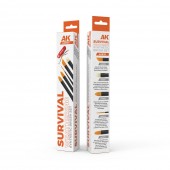 AK Interactive AKB101 SURVIVAL WEATHERING BRUSHES SET (5 brushes)