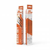 AK Interactive AKB104 BASIC BRUSHES SET (3 brushes)