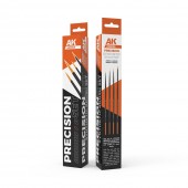 AK Interactive AKB105 PRECISION BRUSHES SET (4 brushes)