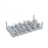 AK Interactive AKBIT0001 GRASS TUFTS pcs.BASING BITS 22 pcs.