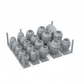 AK Interactive AKBIT0011 WOOD BARRELS pcs.BASING BITS 32 pcs.