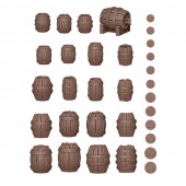 AK Interactive AKBIT0011 WOOD BARRELS pcs.BASING BITS 32 pcs.