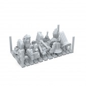 AK Interactive AKBIT0012 VILLAGE RUINS pcs.BASING BITS 12 pcs.
