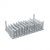 AK Interactive AKBIT0013 HUMAN BONES pcs.BASING BITS 120 pcs.
