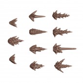 AK Interactive AKBIT0015 WEAPONS SHOT FX pcs.BASING BITS 54 pcs.