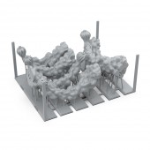 AK Interactive AKBIT0016 JUMP-PACK TRAIL FX pcs.BASING BITS 6 pcs.