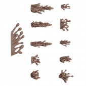 AK Interactive AKBIT0020 BLOOD FX pcs.BASING BITS 54 pcs.