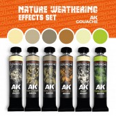 AK Interactive AKG26 NATURE WEATHERING EFFECTS SET - AK GOUACHES